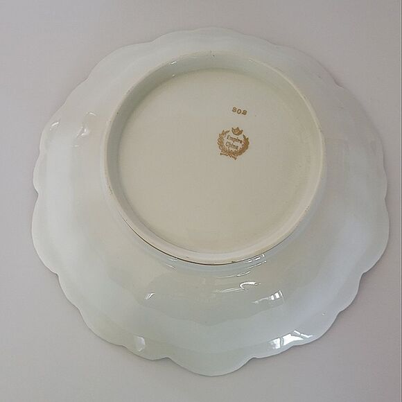 Empire China Porcelain Gilded Floral Bowl - Picture 6 of 10